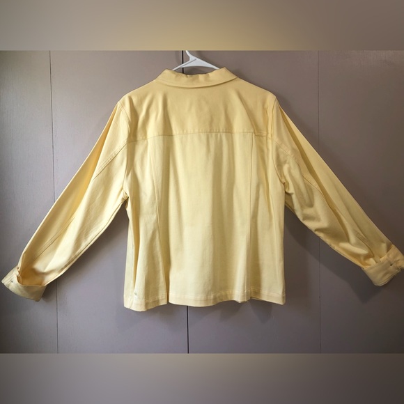 Christopher & Banks Butter Yellow Jacket XL Ladies NWT - Picture 2 of 6